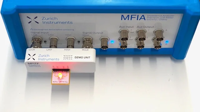 Automated 2D Impedance Sweeps on the MFIA