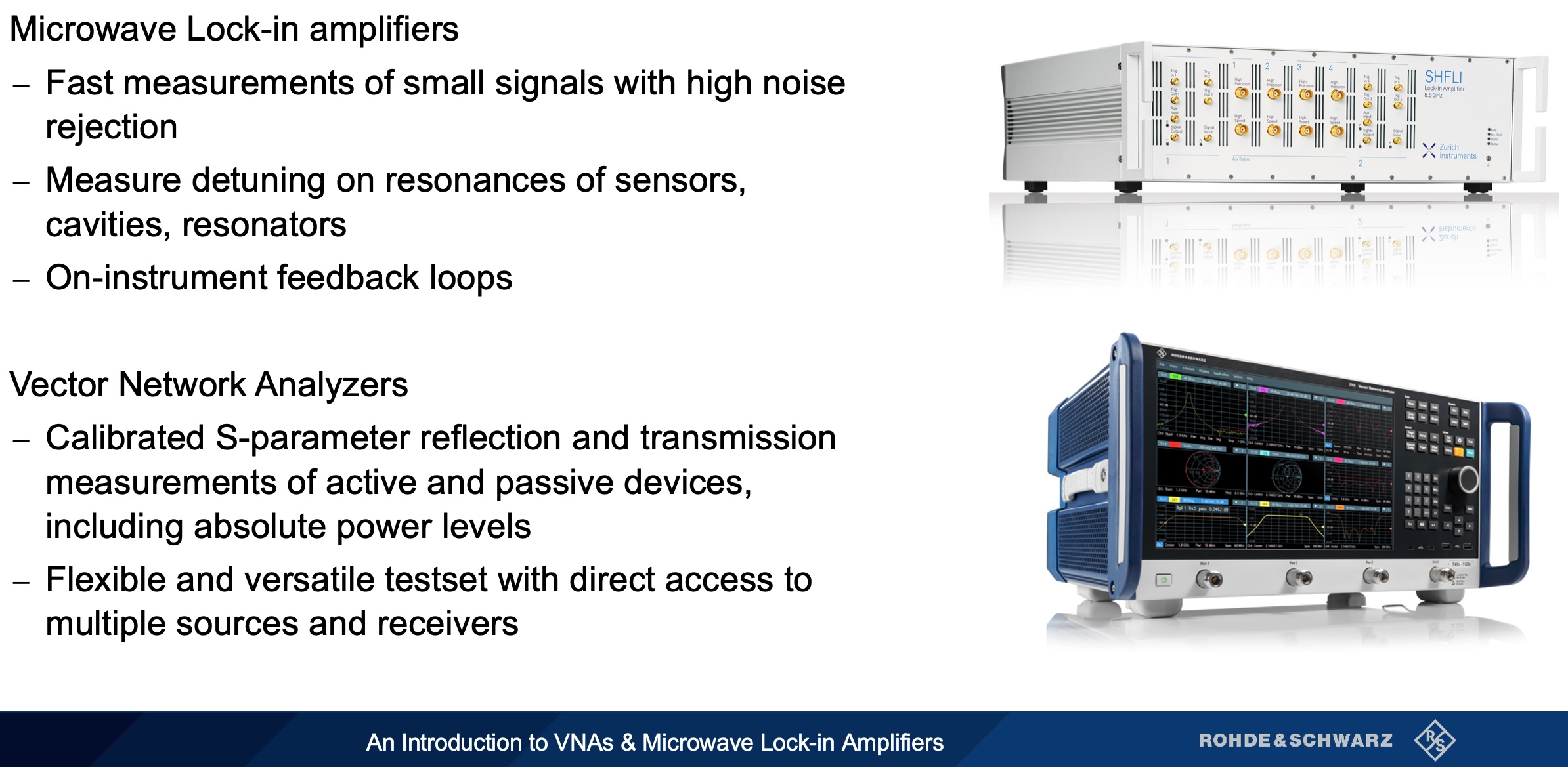 RF Measurement Tools Compared: VNAs and Microwave Lock-in Amplifiers