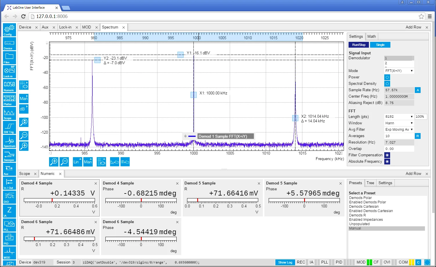 LabOne 16.04 screenshot