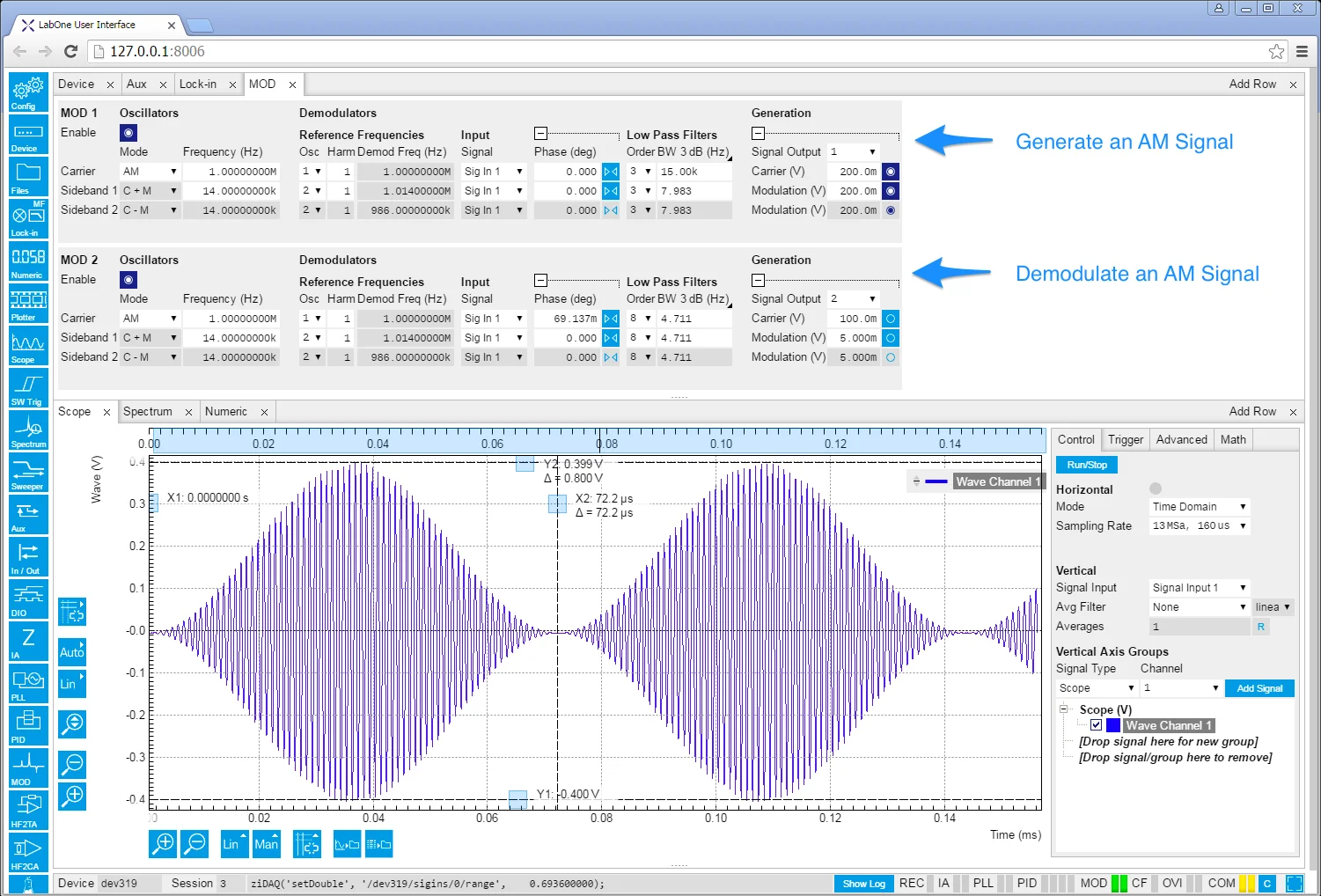 LabOne 16.04 Screenshot MOD Option
