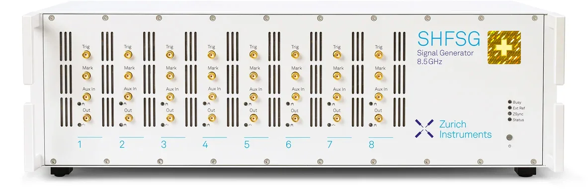 SHFSG+ 8.5 GHz 8-channel Signal Generator