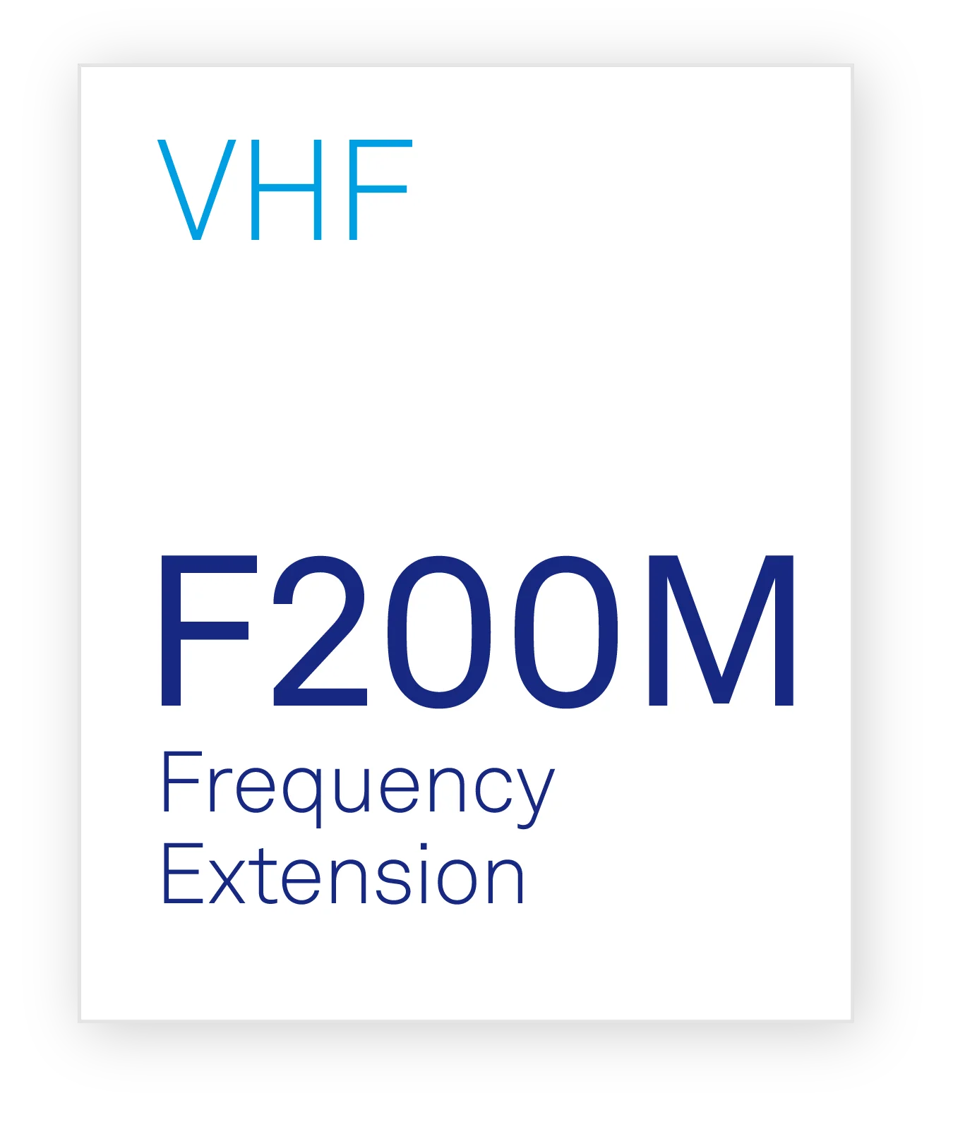 VHF-F200M Frequency Extension