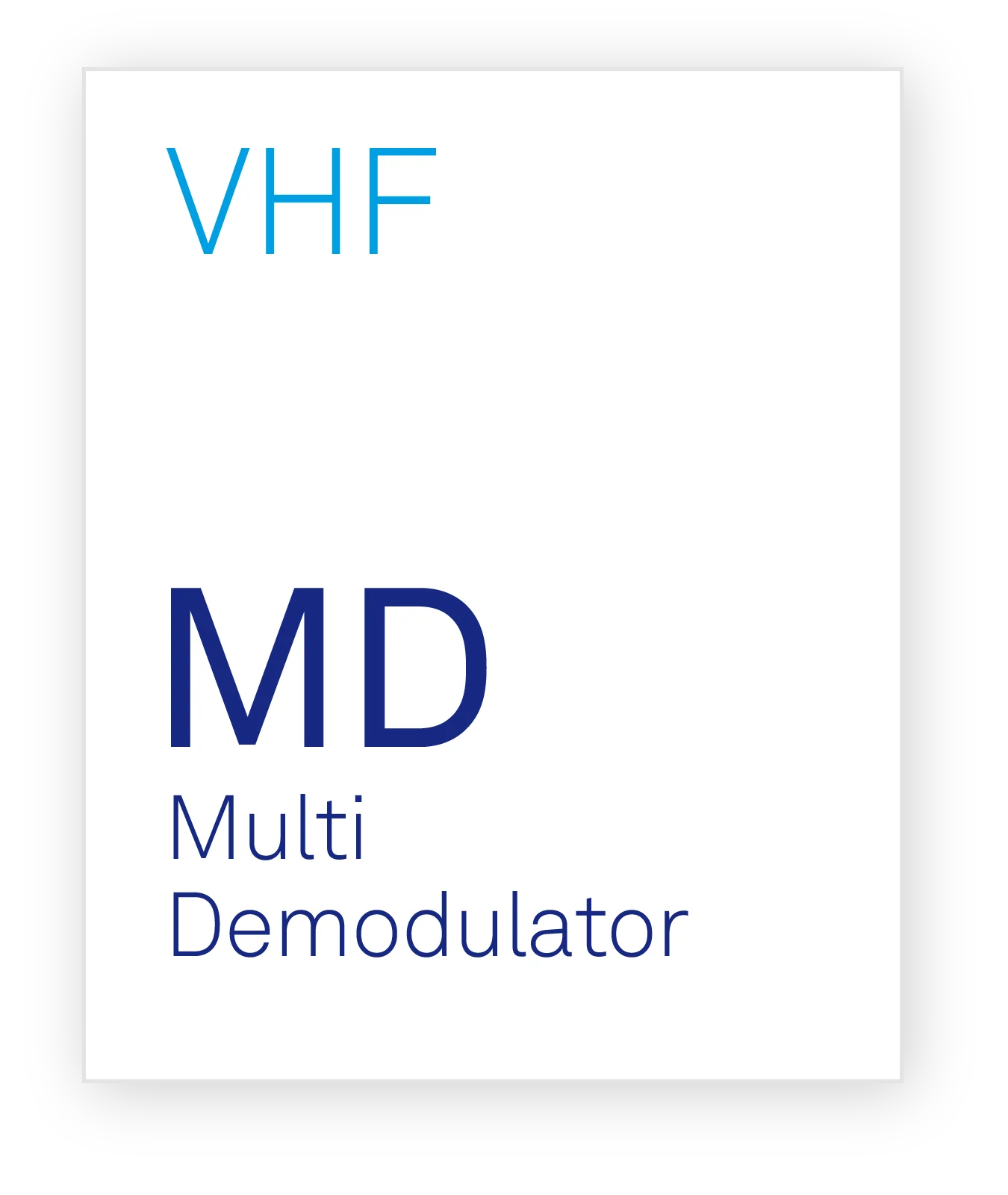 VHF-MD Multi-Demodulator Option