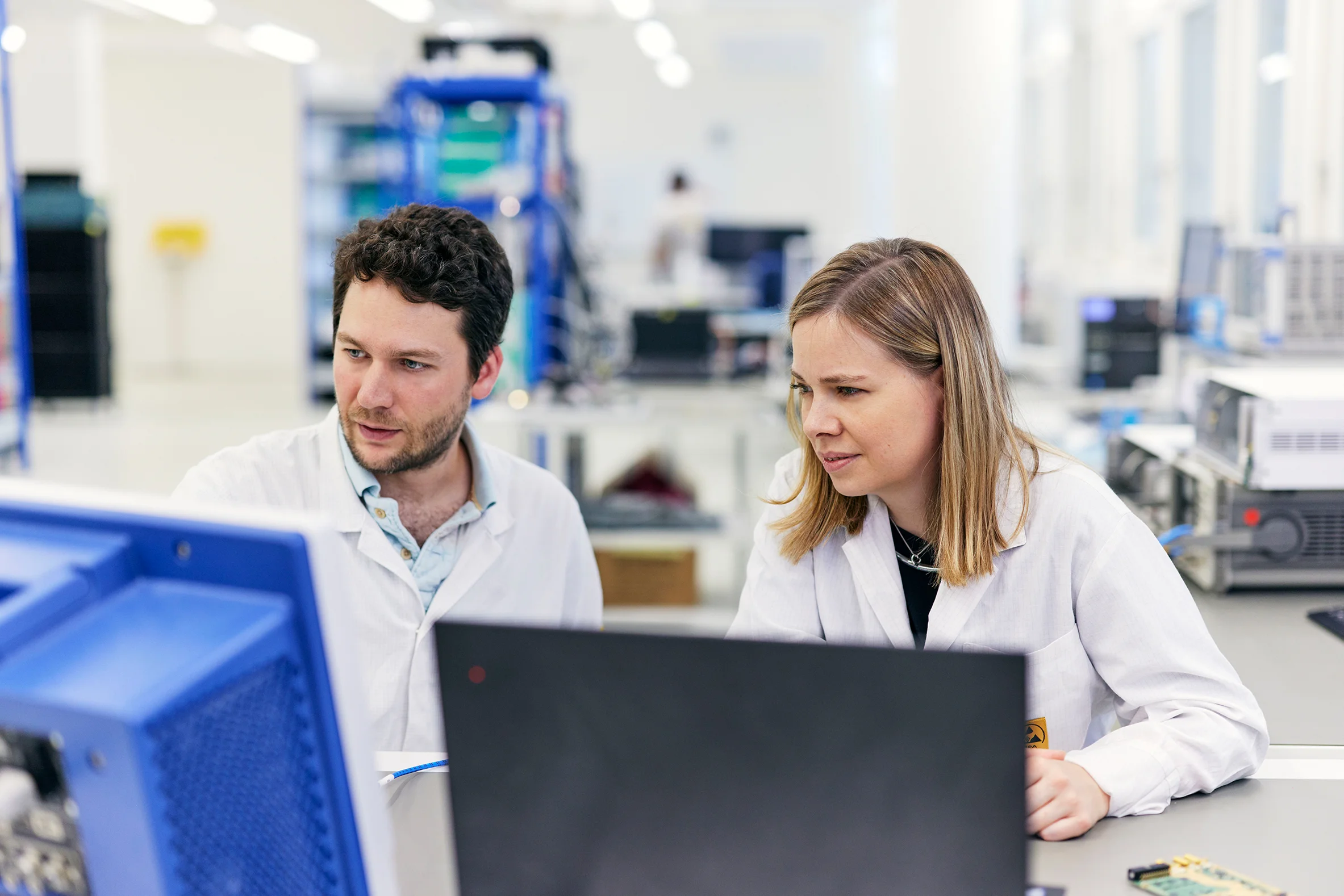 Employees in testing