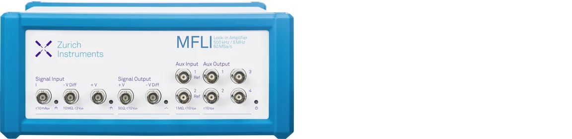 Zurich Instruments MFLI 500 kHz / 5 MHz Lock-in Amplifier front